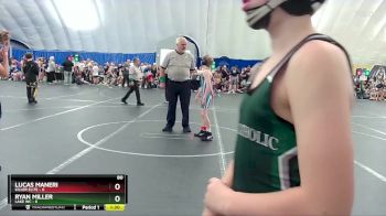 80 lbs Round 3 (8 Team) - Lucas Maneri, Killer Elite vs Ryan Miller, Lake WC