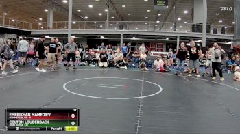 84 lbs Semis (4 Team) - Colton Louderback, Iron Horse vs Emerikhan Mamediev, Hammers Blue