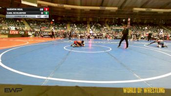 76 lbs Consi Of 4 - Quentin Neal, Greater Heights Wrestling vs Cael Schlueter, Rough House