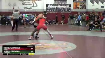 195 lbs Quarterfinal - Melvin Whitehead, Liberty vs Joseph Chavarria, Chaparral