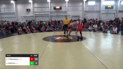 125 lbs Pools - Carson Thibodeaux, Backyard Brawlers vs James Hedrick, 84 Athletes (VA)