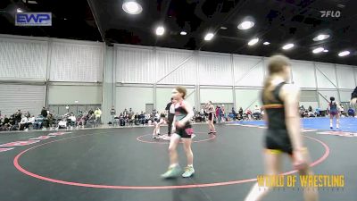 70 lbs Semifinal - Kaidence Cisneroz, Sisters On The Mat Pink vs Kinsley Peters, Sisters On The Mat Teal