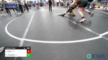 105/110 lbs Quarterfinal - Luke Opitz, Weatherford Youth Wrestling vs Cooper Chagollia, Blue Devil Wrestling