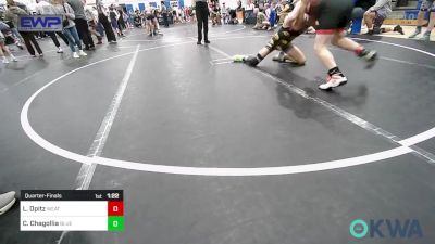 105/110 lbs Quarterfinal - Luke Opitz, Weatherford Youth Wrestling vs Cooper Chagollia, Blue Devil Wrestling