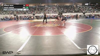 130 lbs Consi Of 8 #2 - Brinley Bean, Elgin Wrestling vs Hailey Sisson, Norman North