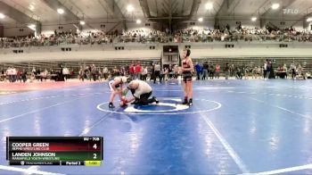 70B Cons. Round 1 - Kaizer Geoppinger, Lathrop Youth Wrestling Club vs Seth Cristy, Carthage Wrestling Club