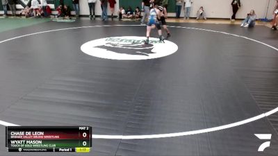 110 lbs Quarterfinal - Wyatt Mason, Touch Of Gold Wrestling Club vs Chase De Leon, Bridger Valley Bruins Wrestling