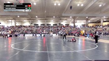 A 126 lbs Champ. Round 1 - Daylen Davis, Munford High School vs Aiden Oswald, Station Camp High School