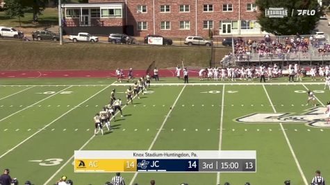 Replay: Allegheny vs Juniata | Sep 13 @ 1 PM