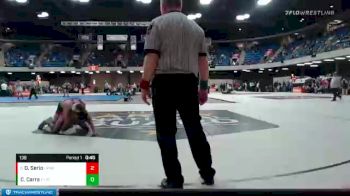 138 lbs Champ. Round 2 - Dominic Serio, West Aurora vs Chris Carra, Evanston