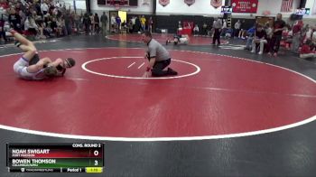 138 lbs Cons. Round 2 - Noah Swigart, Fort Madison vs Bowen Thomson, Columbus/WMU