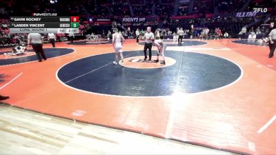 2A 120 lbs Cons. Round 1 - Gavin Rockey, Wauconda vs Landen Vincent, Geneseo