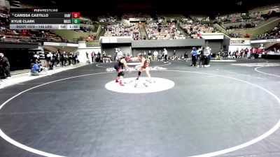 145 lbs Round Of 16 - Carissa Castillo, Hanford vs Kylie Clark, Wasco Union