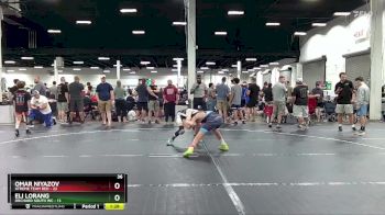 110 lbs Round 2 (4 Team) - Omar Niyazov, Xtreme Team Red vs Eli Lorang, Orchard South WC