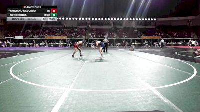 165 lbs Round Of 16 - Emiliano Saucedo, Iowa State vs Seth Borba, Menlo