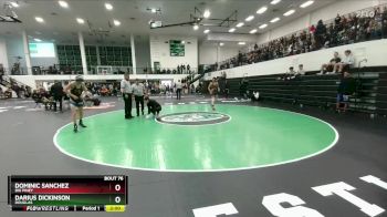 126 lbs Champ. Round 2 - Darius Dickinson, Douglas vs Dominic Sanchez, Big Piney