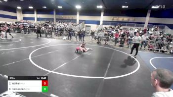 98 lbs Consi Of 8 #2 - Cody Walker, Inland Northwest TC vs Rico Hernandez, Federal Way Spartans