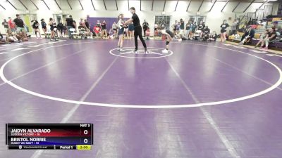 100 lbs Round 1 (10 Team) - Jaidyn Alvarado, Sudden Victory vs Bristol Norris, Husky WC Navy