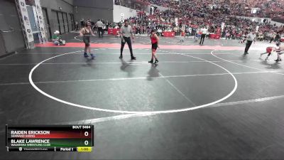 120 lbs Quarterfinal - Raiden Erickson, Shawano Hawks vs Blake Lawrence, Waukesha Wrestling Club