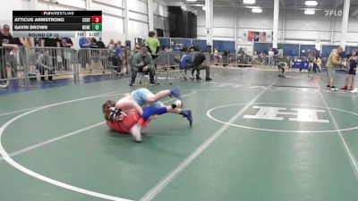 97 lbs Round Of 32 - Atticus Armstrong, Central Mass vs Gavin Brown, None