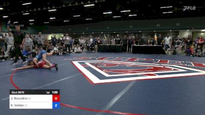 100 lbs Final - Jaclyn Bouzakis, NC vs Katey Valdez, CO