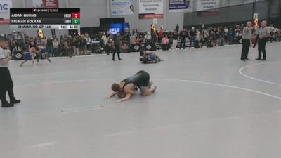 144 lbs Champ. Rd Of 128 - Aidan Burns, Houston High School Mustangs vs Sigmar Solaas, 3F Wrestling