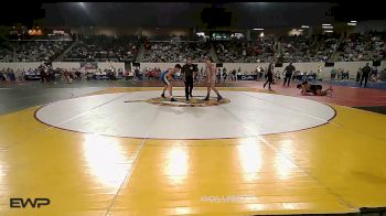 123 lbs Consi Of 32 #1 - Jacobee Proctor, Mary Golda Ross Middle School vs Gaige McKinney, Pryor Tigers Wrestling