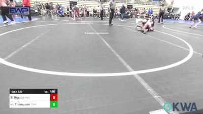 105 lbs Semifinal - Branson Rigdon, Piedmont vs Miyah Thompson, Team Of Hard Knox