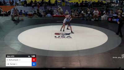 190 lbs Rnd Of 64 - Corbyn Schumack, OR vs Blaise Turner, ID