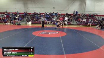 132 lbs Round 3 - Nikko Chamorro, Homewood Hs vs Brayden Billig, Sparkman