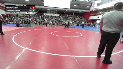 217 lbs Cons. Round 5 - Issac Garcia, James Logan vs Thunder Hazen, Dublin