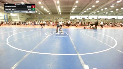 100 lbs Round Of 16 - Gavin Lovell, Mat Assassins Gray vs Carter Datz, All-American Wrestling Club Red