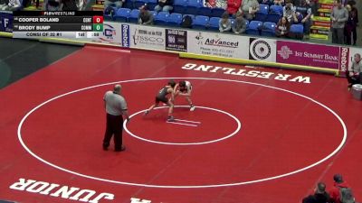 89 lbs Consi Of 32 #1 - Cooper Boland, Central York vs Brody Bump, Commodore Perry