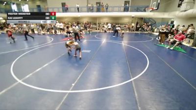 52-55 lbs Round 3 - Kai Leavitt, Champions Wrestling Club vs Vester Webster, Delta Wrestling Club