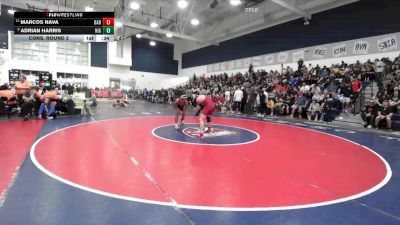157 lbs Cons. Round 2 - Marcos Nava, Barstow vs Adrian Harris, Highland