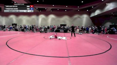 86 lbs Semis - Declan Doyle, Connecticut vs Preston Dorn, Pennsylvania