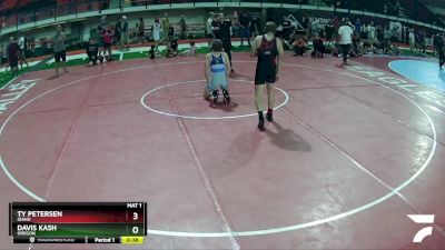 126 lbs Quarterfinal - Ty Petersen, Idaho vs Davis Kash, Oregon