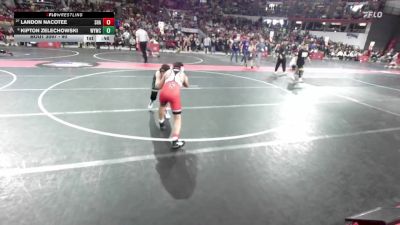 90 lbs Champ. Round 1 - Landon Nacotee, Shawano vs Kipton Zelechowski, Waterford Youth Wrestling Club