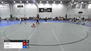 127 lbs Rr Rnd 2 - Kailey Rees, Michigan Rev Girls vs Josie Davis, WOW North