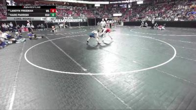 D1-120 lbs Cons. Round 2 - Landyn Freeman, Wisconsin Rapids Lincoln vs Kade Parrish, Reedsburg Area