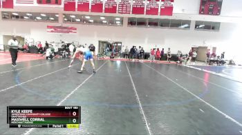 174 lbs Quarterfinal - Maxwell Corral, Merchant Marine vs Kyle Keefe, Jamestown Community College Unattached