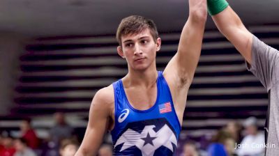 58kg Semi-Final - Vitali Arujau, USA vs Denys Borohan, UKR