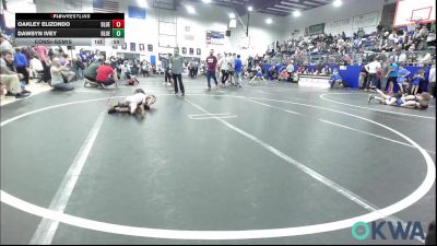 43/46 lbs Consolation - Oakley Elizondo, Blue Devil Wrestling vs Dawsyn Ivey, Blue Devil Wrestling