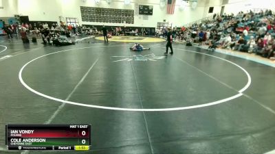 120-125 lbs Round 4 - Ian Vondy, Poudre vs Cole Anderson, Cheyenne East