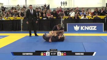 Franco Diaz vs Clay Mayfield 2025 World IBJJF Jiu-Jitsu No-Gi Championship