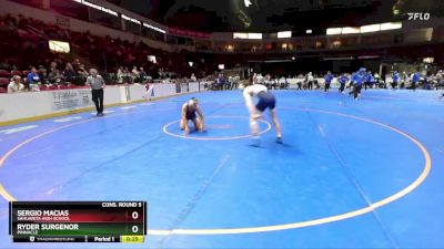 150 lbs Cons. Round 5 - Ryder Surgenor, Pinnacle vs Sergio Macias, Sahuarita High School