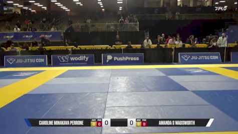 Caroline Minakava Perrone vs Amanda S Wadsworth 2026 Pan Jiu Jitsu IBJJF Championship