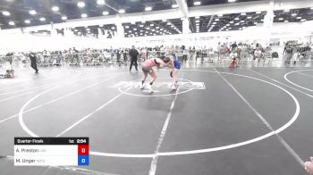 155 lbs Quarterfinal - Annette Preston, Live Training vs McKenna Unger, Hotshots Wrestling
