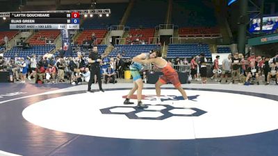 190 lbs Champ. Rd Of 32 - Layth Qouchbane, Oregon vs Elias Green, Wisconsin