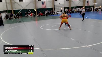 197 lbs Cons. Round 5 - Ernesto Duenez, Fort Hays State vs Zach Shumway, Southeast Community College